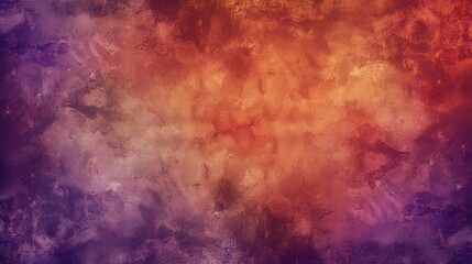 Fototapeta premium Vibrant Abstract Texture Background with Fiery Orange and Deep Purple Colors