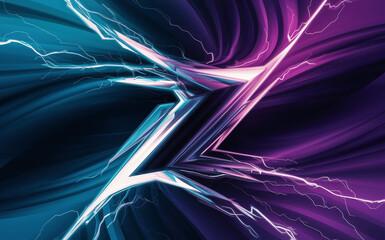 a digital thunderbolt splits a cosmic rift