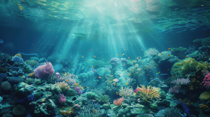 World Sea Day, Illustrate the role of healthy oceans in maintaining global biodiversity and climate stability by contributing to conservation efforts