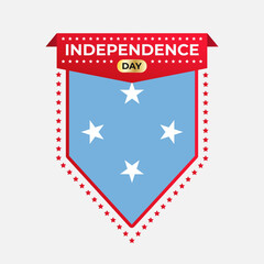 Micronesia Independence Day Banner Design