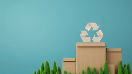 Green supply chains illustrated by companies sourcing materials sustainably and reducing waste throughout the production process promoting eco-friendly business practices Background Illustration,