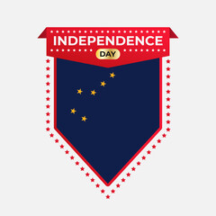 Alaska Independence Day Banner Design