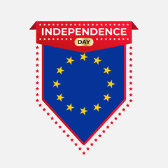 European Union Independence Day Banner Design