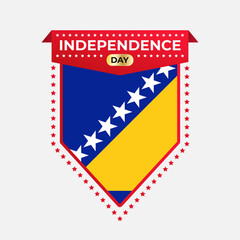 Bosnia and Herzegovina Independence Day Banner Design