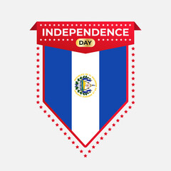 Obraz premium El Salvador Independence Day Banner Design