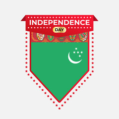 Turkmenistan Independence Day Banner Design