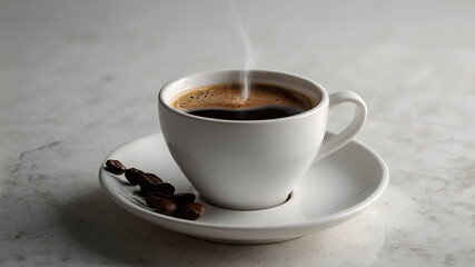 Fototapeta premium Coffee on Product Shooting (white background)