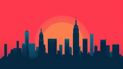 Obraz premium Smart cities integrating IoT and AI to optimize urban infrastructure and services, improving sustainability and quality of life for residents. Background Illustration, Bright color tones, ,