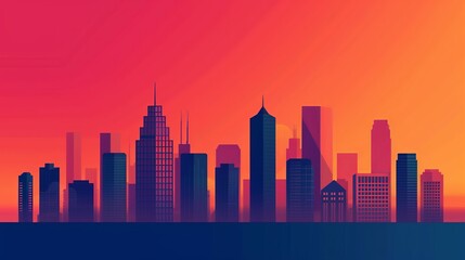 Fototapeta premium Smart cities integrating IoT and AI to optimize urban infrastructure and services, improving sustainability and quality of life for residents. Background Illustration, Bright color tones, ,