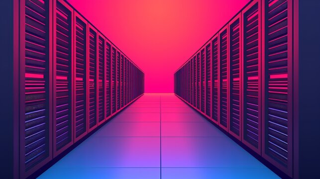 Edge computing processing data closer to the source reducing latency and bandwidth usage enhancing the performance of IoT devices and real-time applications Background Illustration, Bright color