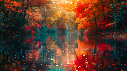 Abstract Colorful Smoke Explosion Background