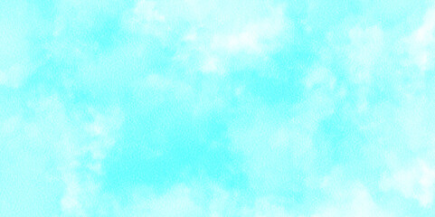 abstract blue in the sky and watercolor background. snowflakes light blue cloudy texture wall wallpaper.