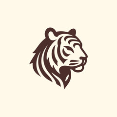 Tiger Head Logo Icon Illustration Vector Design