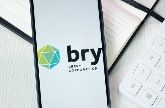 New York, USA - 30 June 2024: Berry Corporation bry Logo on Phone Screen, Company Icon