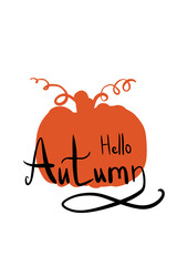 Pumpkin with the inscription: 