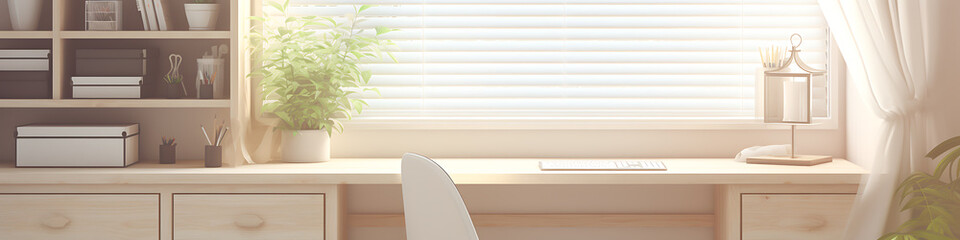 A peaceful room with light and shadow.