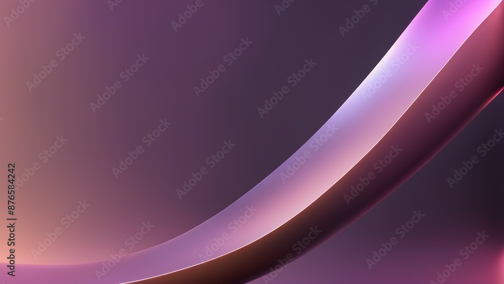 Wall mural Elegant pink and purple gradient abstract background with smooth curve