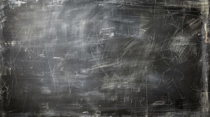 Fototapeta premium Chalkboard with customizable space for text or graphics