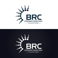 BRC logo. B R C design. White BRC letter. BRC, B R C letter logo design. B R C letter logo design in GOLD, GOLDEN LOGO, THREE, style. letter logo set in one artboard. B R C letter logo vector design.