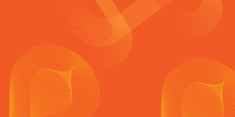Abstract orange gradient background with waves. EPS10. Colorful geometric background. Fluid shapes composition. Abstract orange graphic design banner pattern background template.   © Sofiqul