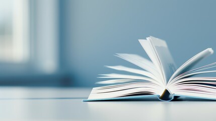 Open Book on a Table