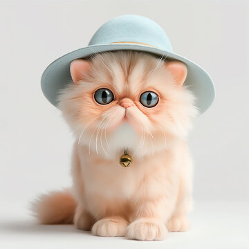 recommend clip art: tiny cute pastel cat isolated