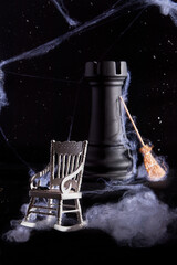 A Hauntingly Beautiful Halloween Setup: Perfect for Your Spooky Celebrations