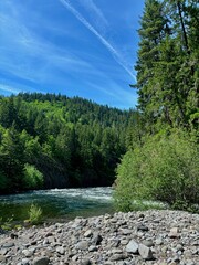 Obraz premium Shots of untouched parts of nature in the Pacific Northwest