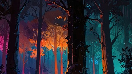 background with trees