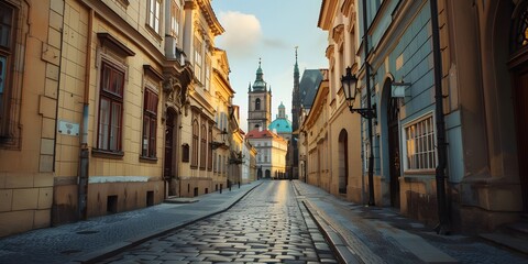 European city view. travel guide