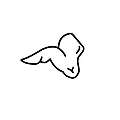 Chicken wing outline