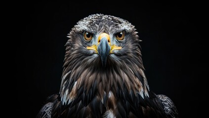Fototapeta premium Close-Up Portrait of a Golden Eagle