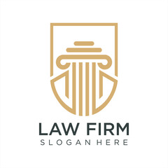 A logo design for a law firm Generate a simple yet powerful logo for a legal advisory service