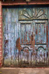A Weathered Brick Facade with Character a rustic Beauty