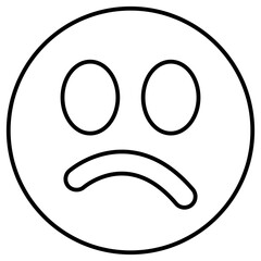 Fototapeta premium contemplating emoji