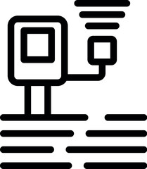 Parking meter accepting payment, symbolizing the transition to modern cashless payment systems in urban environments