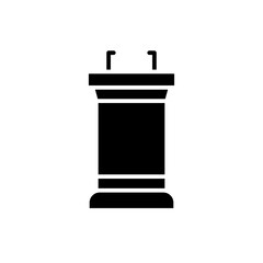 lectern glyph icon