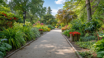 Botanical Gardens Showcasing a Variety of Plants