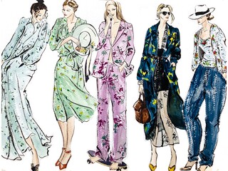 fashion girls spring