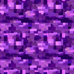 Purple Pixelated Background Pattern, Abstract Geometric Design