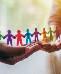 people holding hands