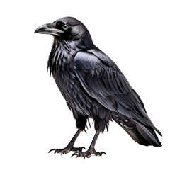 Common crow png, Ai generated