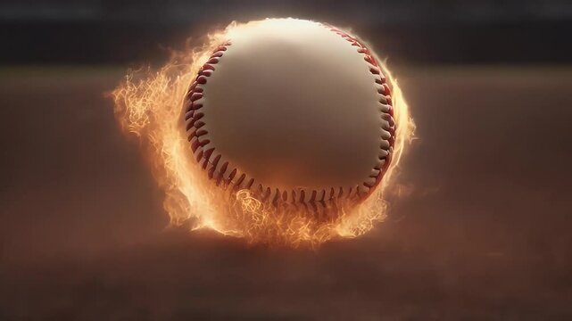  Exploding flame baseball ball