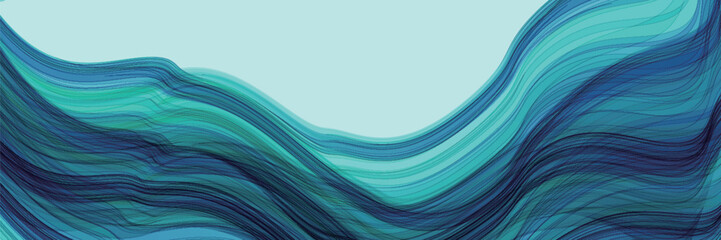 和柄　波　模様　背景	