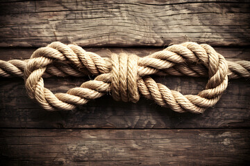 Fototapeta premium Rope knot closeup