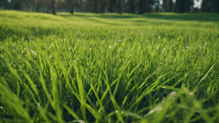 Fototapeta premium green wheat field
