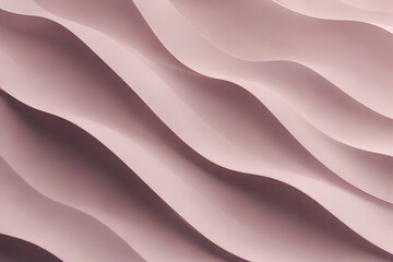 Obraz premium Pink wave simple style abstract background