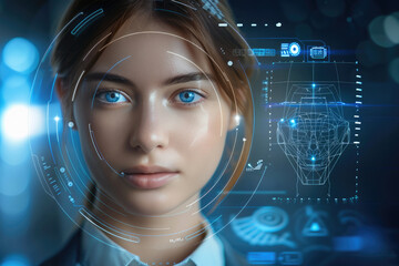 Eye recognition of women's faces