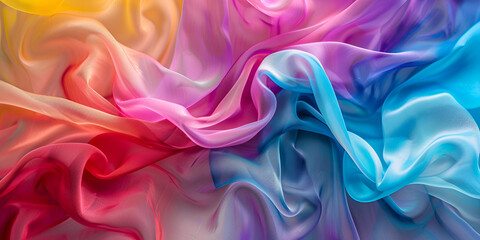 Fototapeta premium Vibrant Tie Dye Fabric Texture: Perfect for Creative Projects