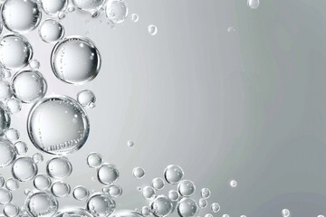 Transparent bubble arrangement